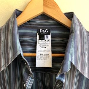 D&G Vtg 90s Striped Button Down Shirt